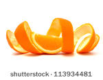 橙子剥皮吃